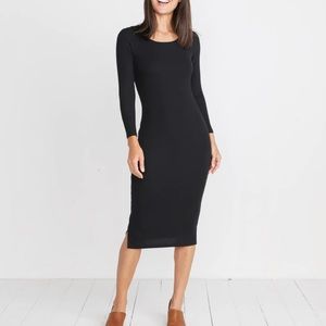 Marine Layer MIDI Ribbed Dress